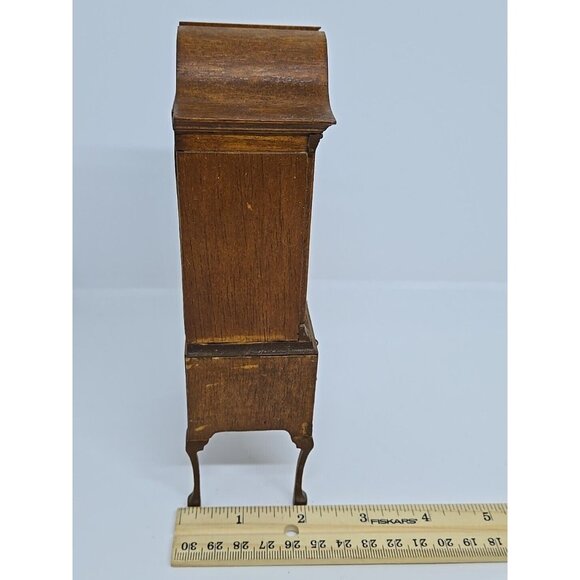 Vtg Artisan Dollhouse Miniature Chippendale Style Highboy Dresser  Cabriole Legs - Picture 14 of 14